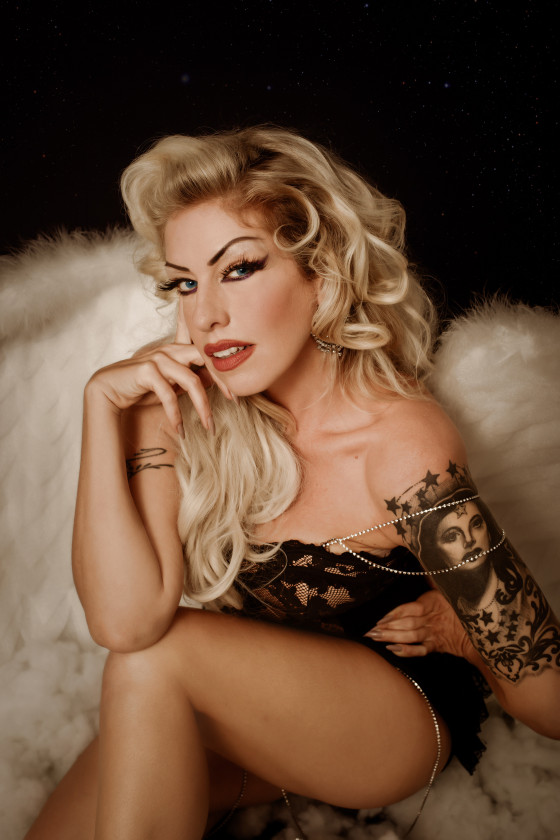 Macaque in the trees