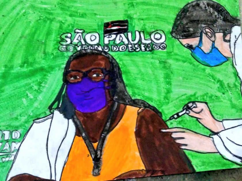 Macaque in the trees