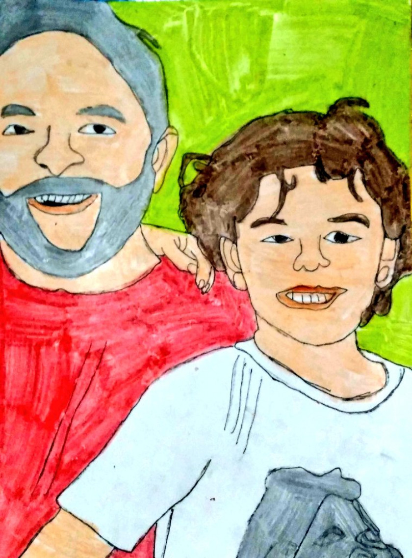 Macaque in the trees