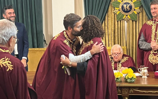 Macaque in the trees