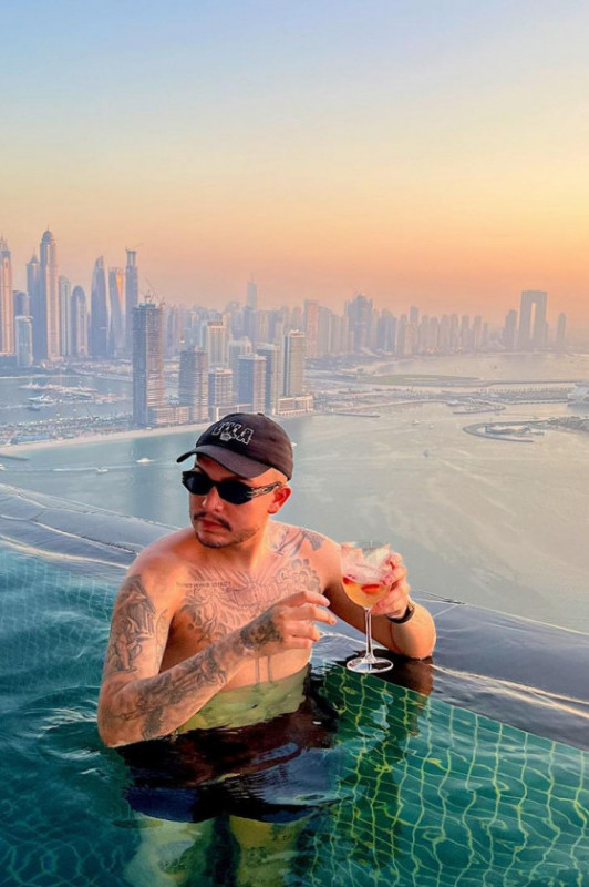 Macaque in the trees