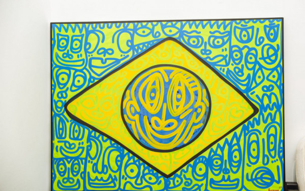 Macaque in the trees