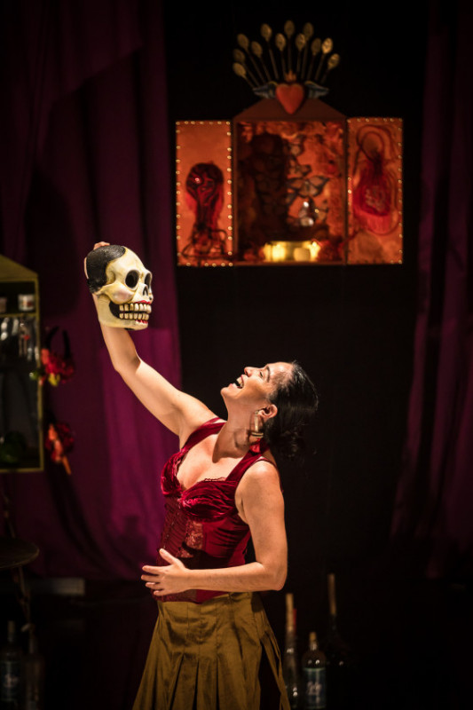 Macaque in the trees