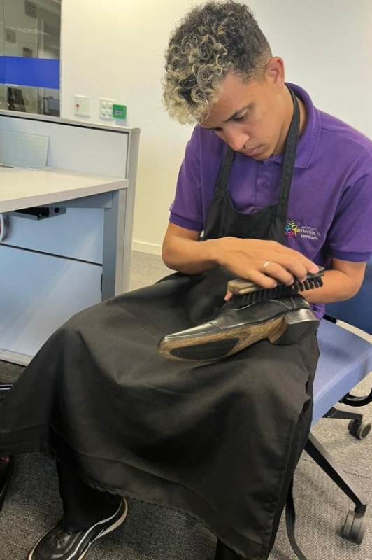 Macaque in the trees