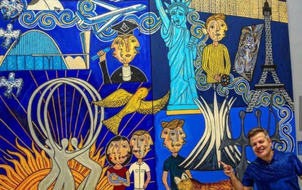 Macaque in the trees