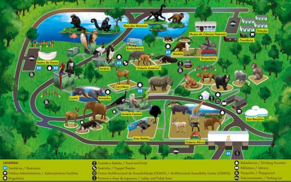 Macaque in the trees