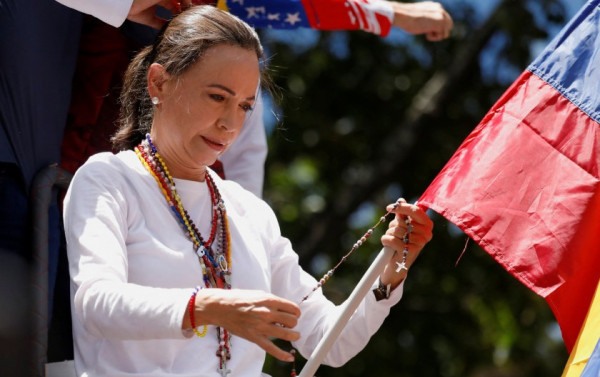 Mar&iacute;a Corina Machado n&atilde;o se opor&aacute; ao di&aacute;logo na Venezuela
