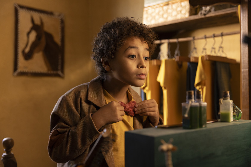 Macaque in the trees