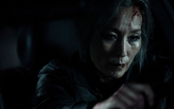 Macaque in the trees