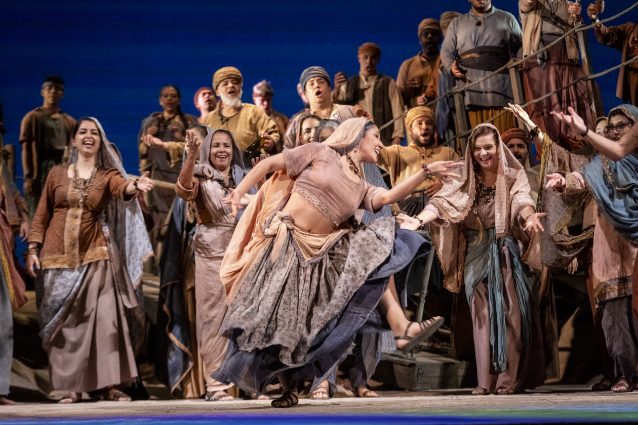 Macaque in the trees