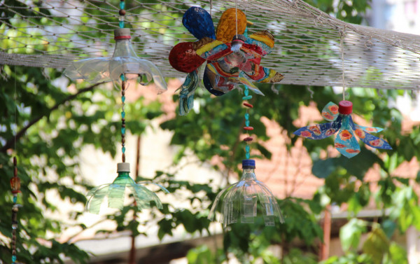 Macaque in the trees