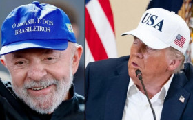 Lula &eacute; recebido por Trump na Casa Branca