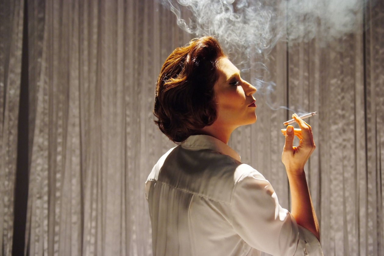 Macaque in the trees