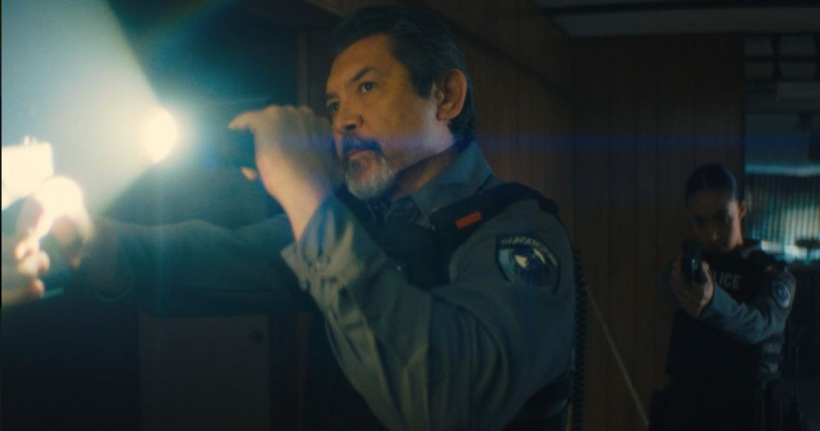 Macaque in the trees