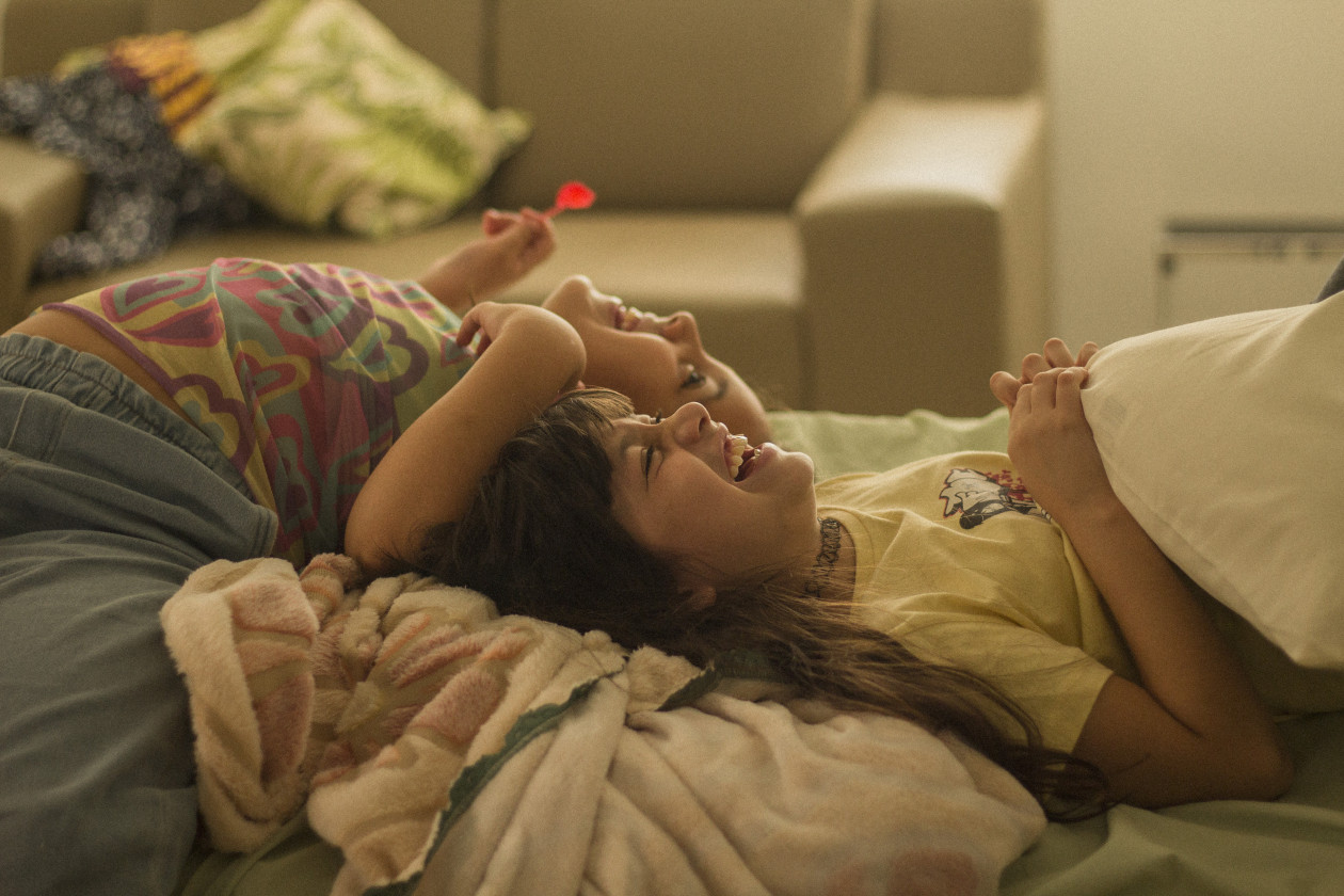 Macaque in the trees