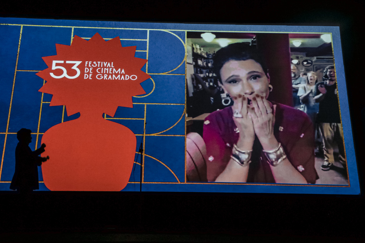 Macaque in the trees