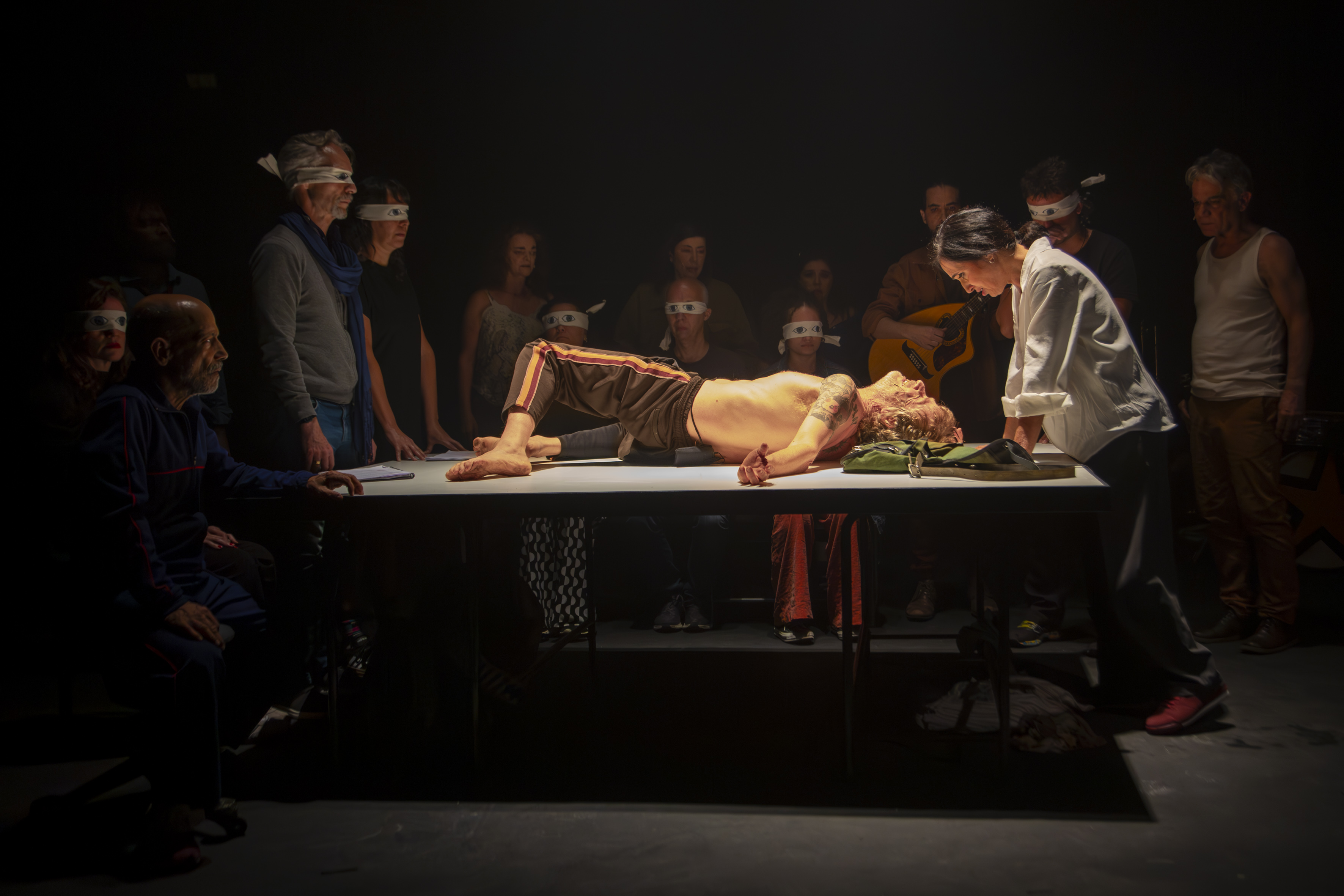 Macaque in the trees