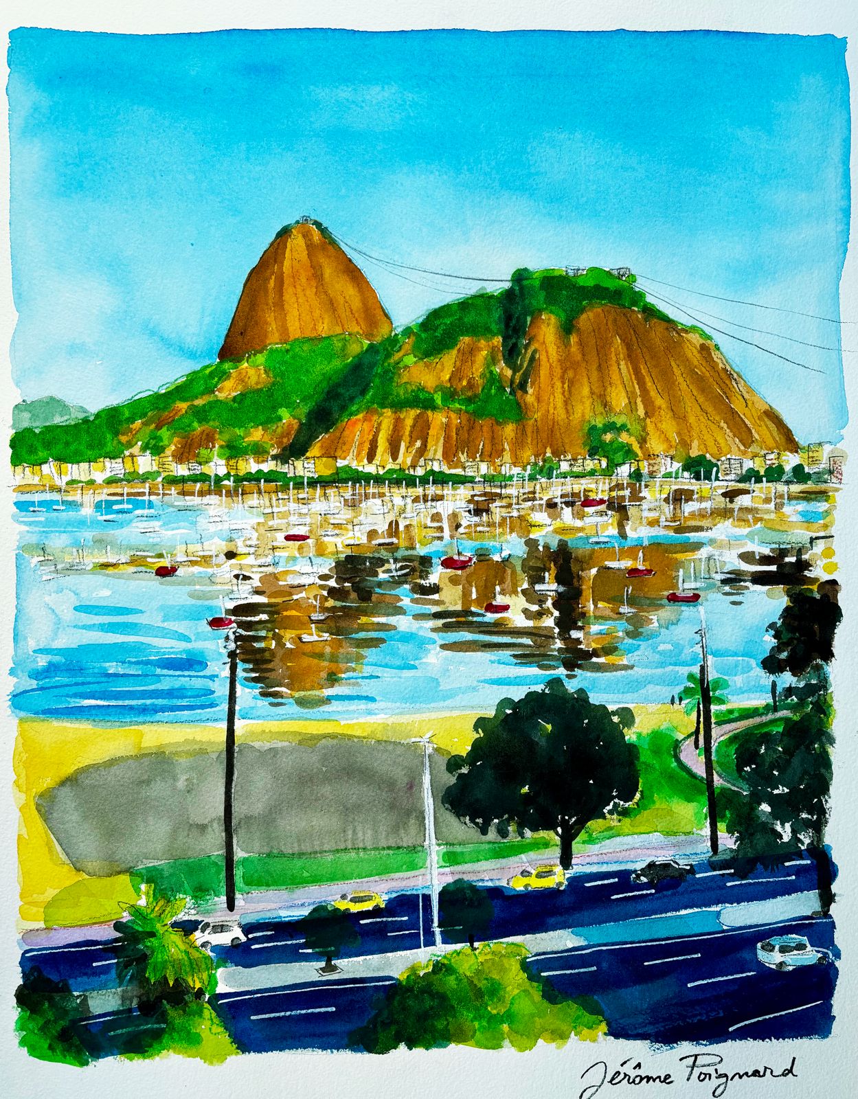 Macaque in the trees