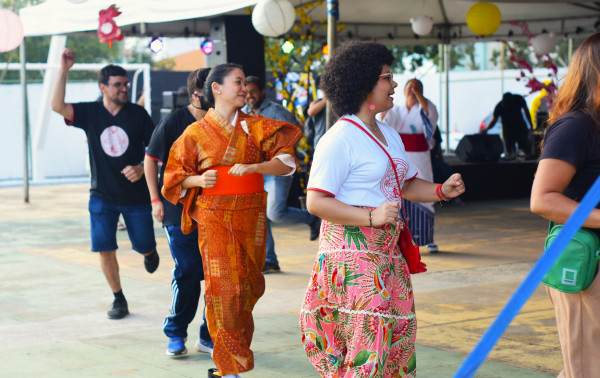 Macaque in the trees