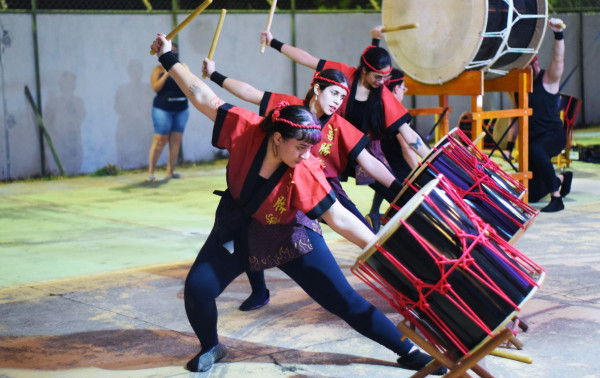 Macaque in the trees
