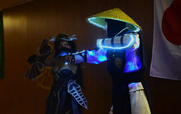 Macaque in the trees