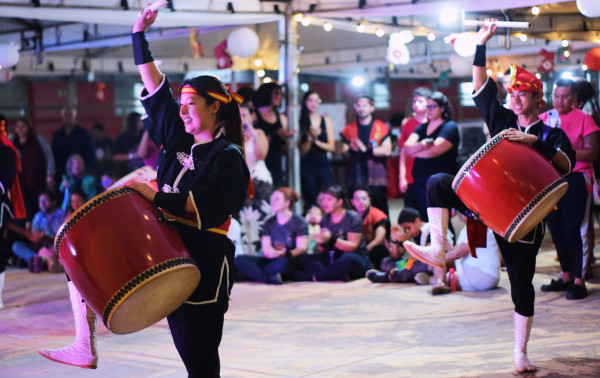 Macaque in the trees