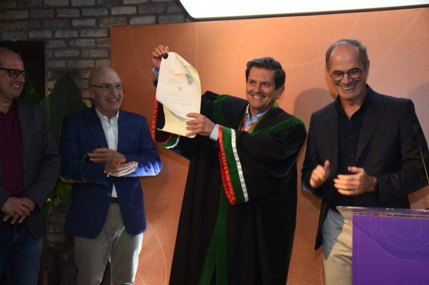 Macaque in the trees