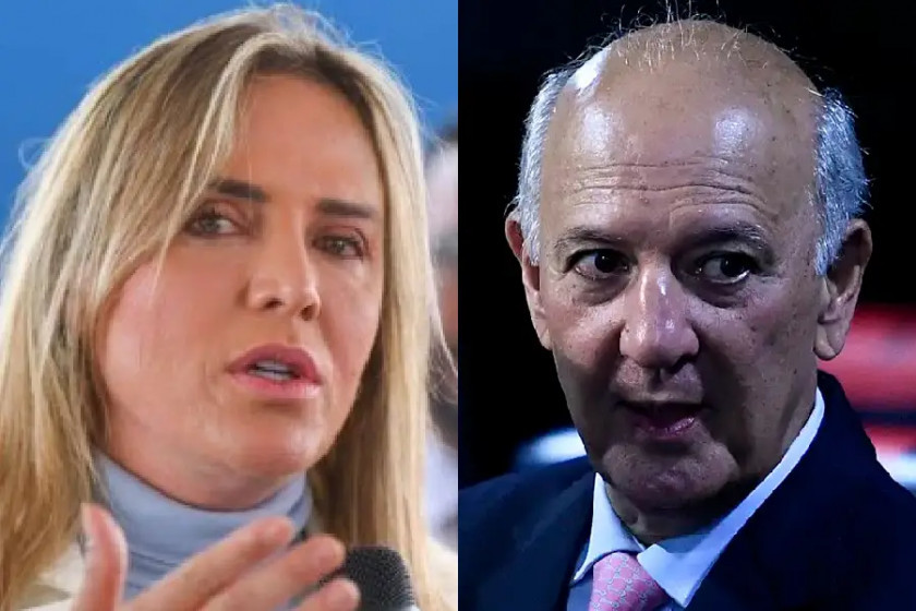 A vice-governadora do Distrito Federal, Celina Leão (PP), e o ex-governador José Roberto Arruda (sem partido) Macaque in the trees