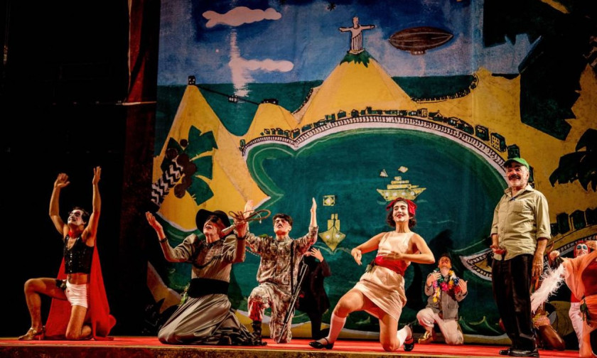 Macaque in the trees