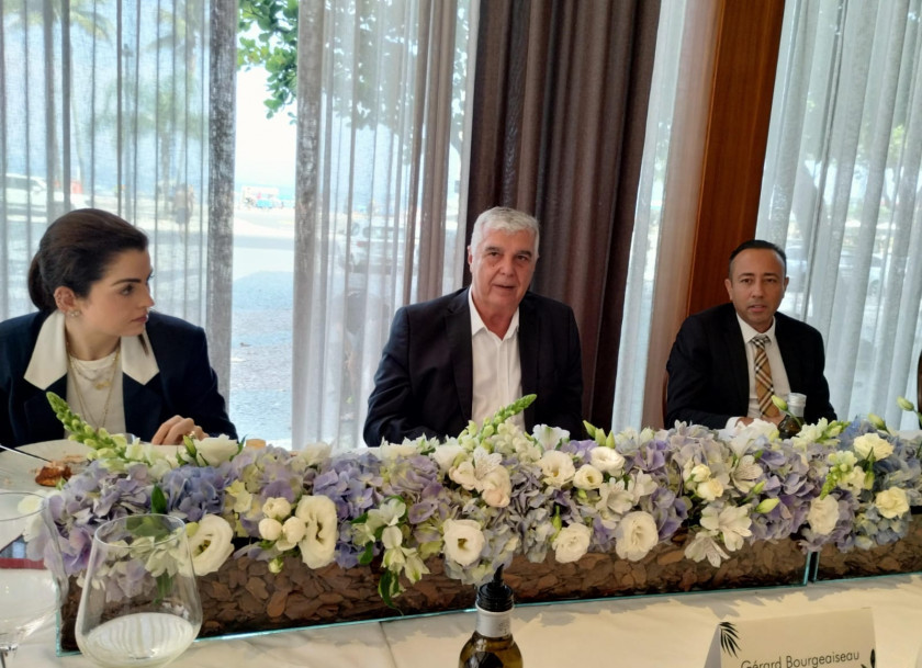 Macaque in the trees