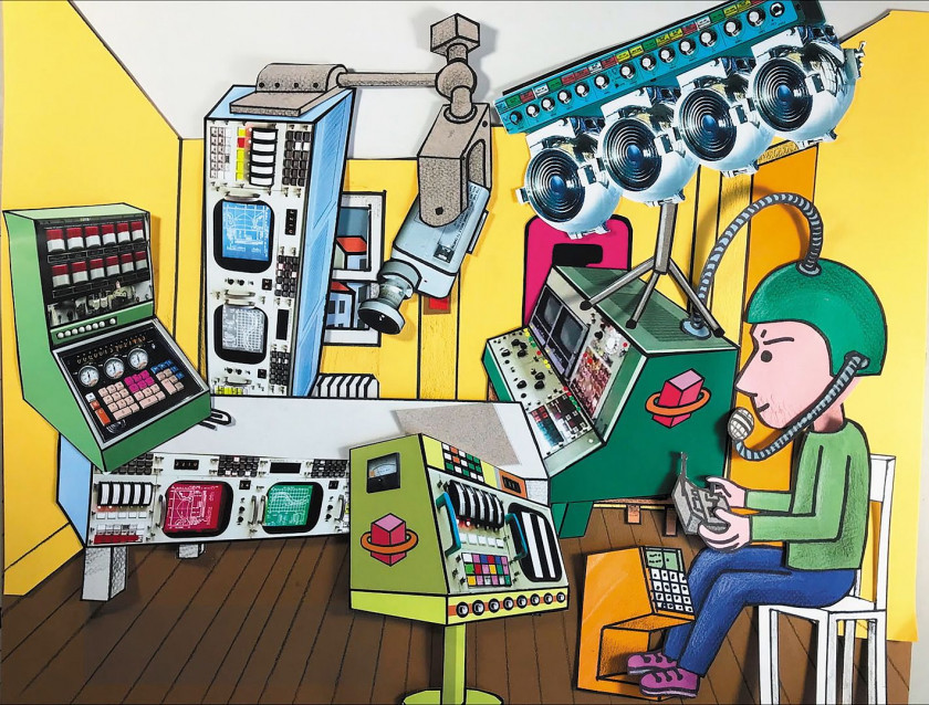 Macaque in the trees