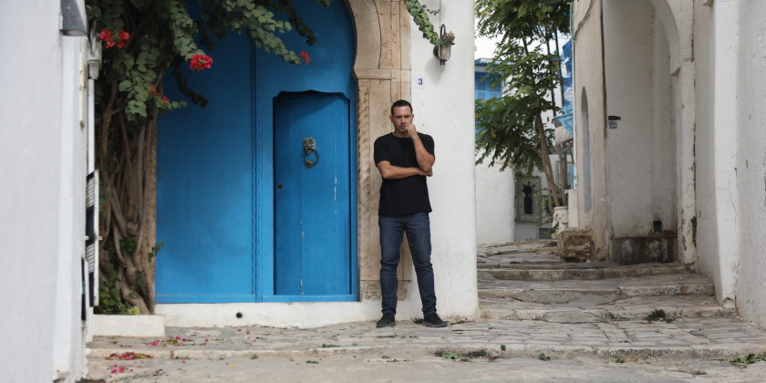 Macaque in the trees