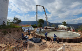 Sabesp avança na construção de reservatório de 2 milhões de litros em Mairiporã