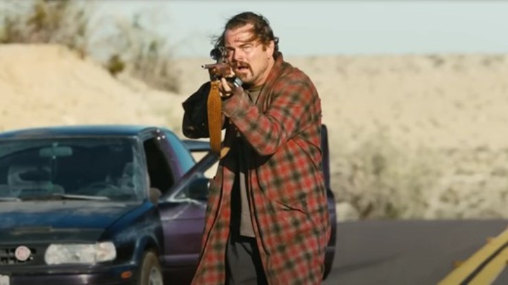 Macaque in the trees