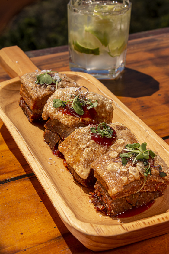 Macaque in the trees