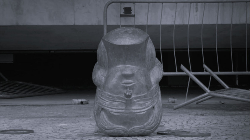 Macaque in the trees