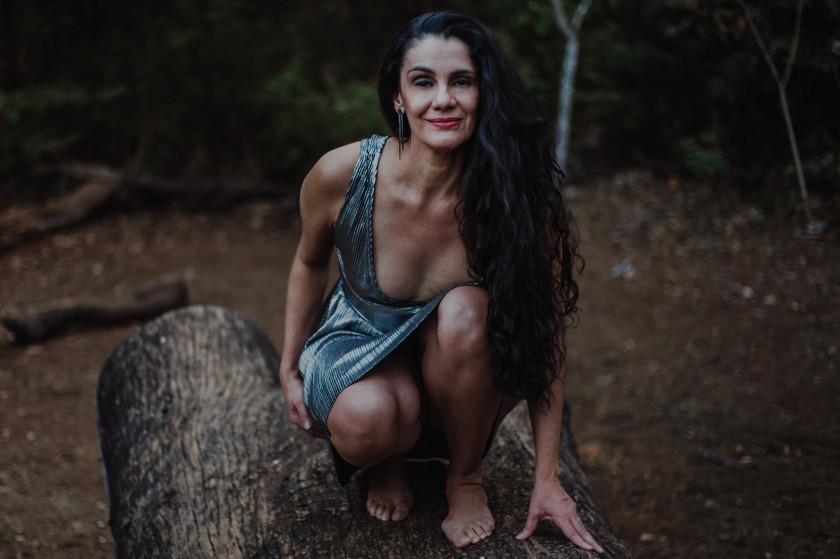 Macaque in the trees