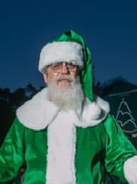 Papai Noel de verde