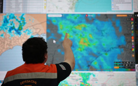 Chuvas fortes atingem a Baixada Santista; Guaruj&aacute; tem maior acumulado