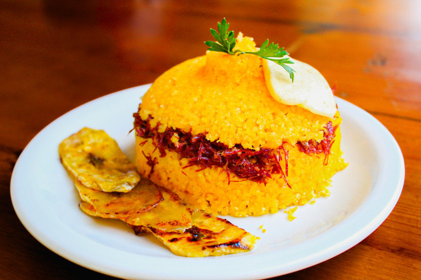 Macaque in the trees