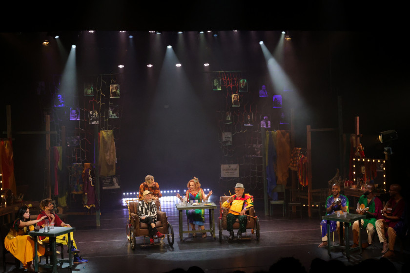 Macaque in the trees