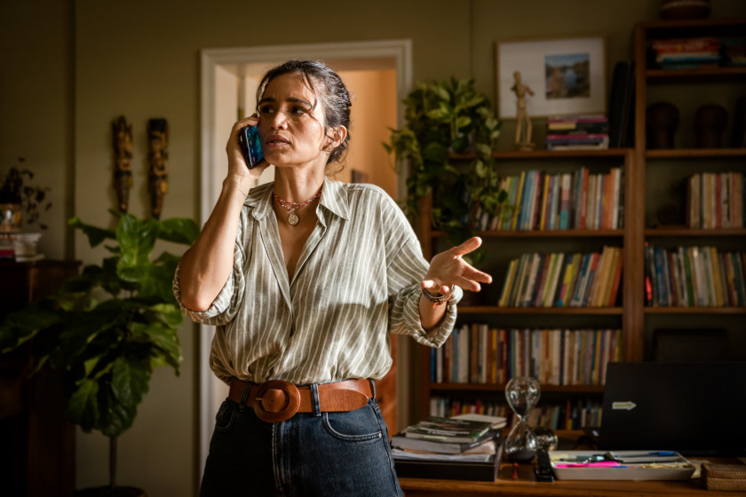 Macaque in the trees