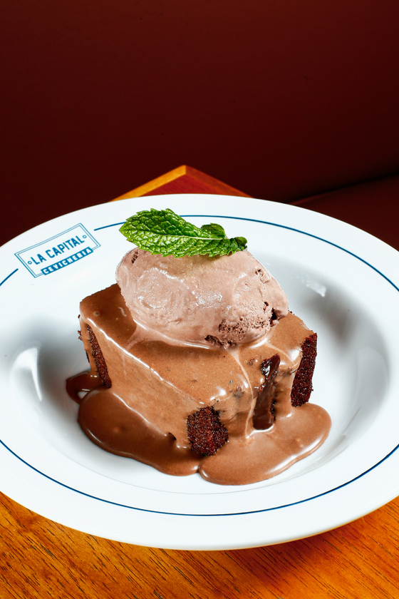 Macaque in the trees