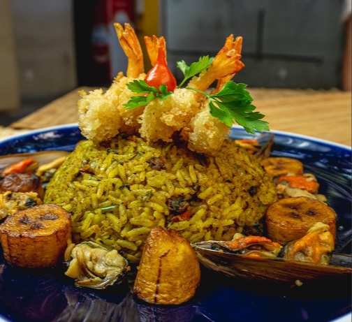 Macaque in the trees