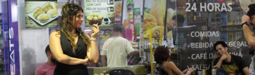 Macaque in the trees