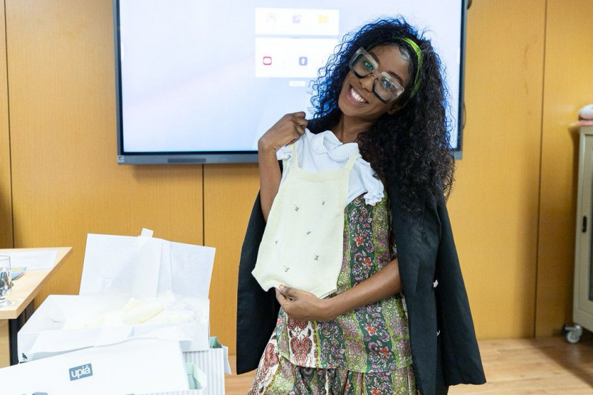 Macaque in the trees