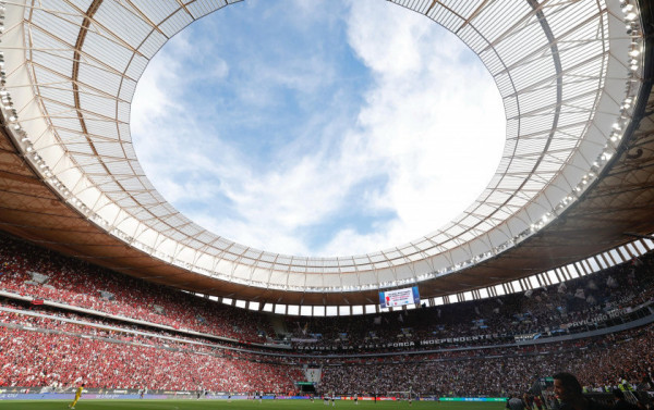 Arena Man&eacute; Garrincha em Bras&iacute;lia ser&aacute; o palco da final da Copa do Brasil de 2026