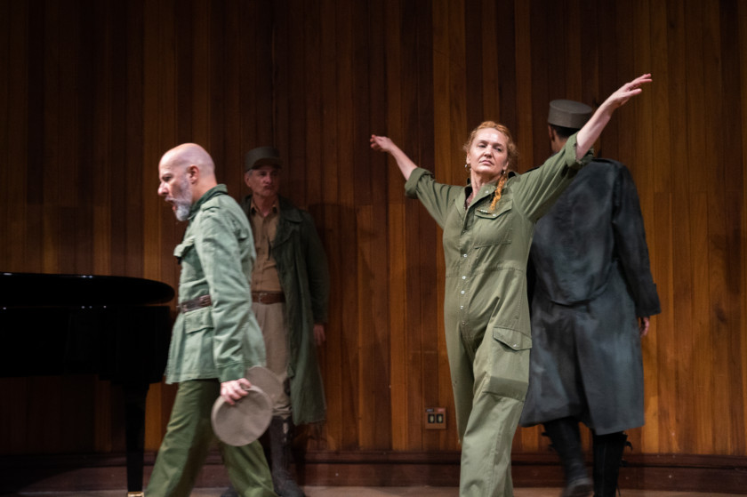 Macaque in the trees