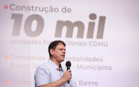 Tarc&iacute;sio anuncia plano bilion&aacute;rio de moradias no eixo do trem entre S&atilde;o Paulo e Campinas