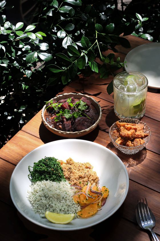 Macaque in the trees